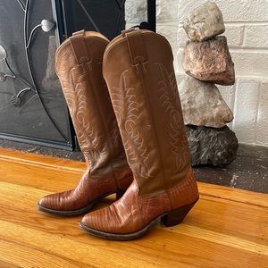 Nocona Lizzard Cowboy Boots Women’s